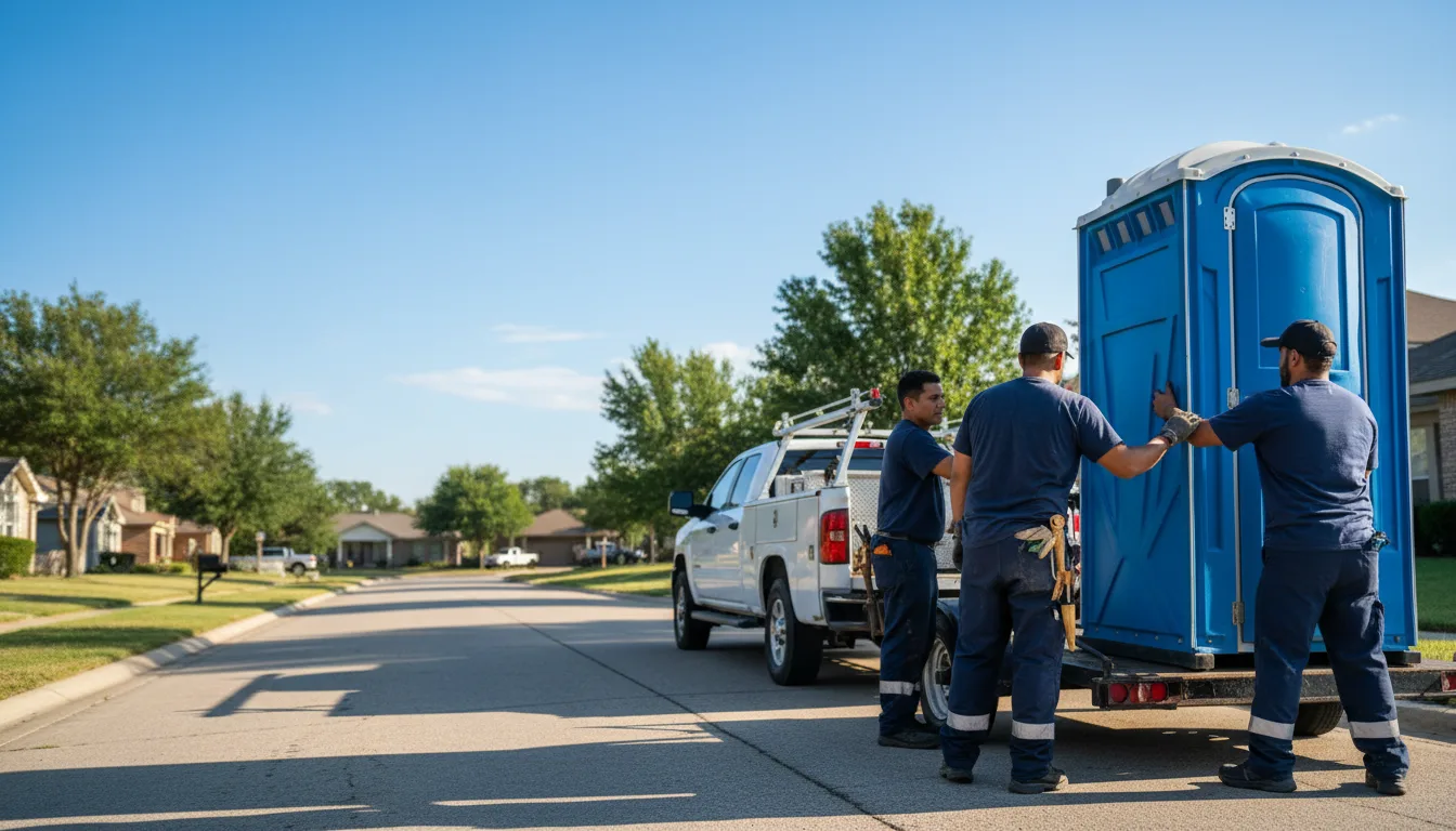 Portable Toilet Rental in Achille, OK near me